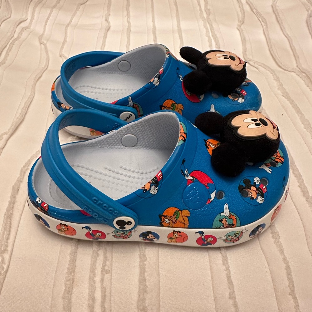 Disney Blue Mickey Mouse Kids crocs - Picture 2 of 5